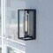 Vaxcel Pullman 1 Light Black Modern Industrial Outdoor Wall Sconce Clear Glass T0605 - alternate 1